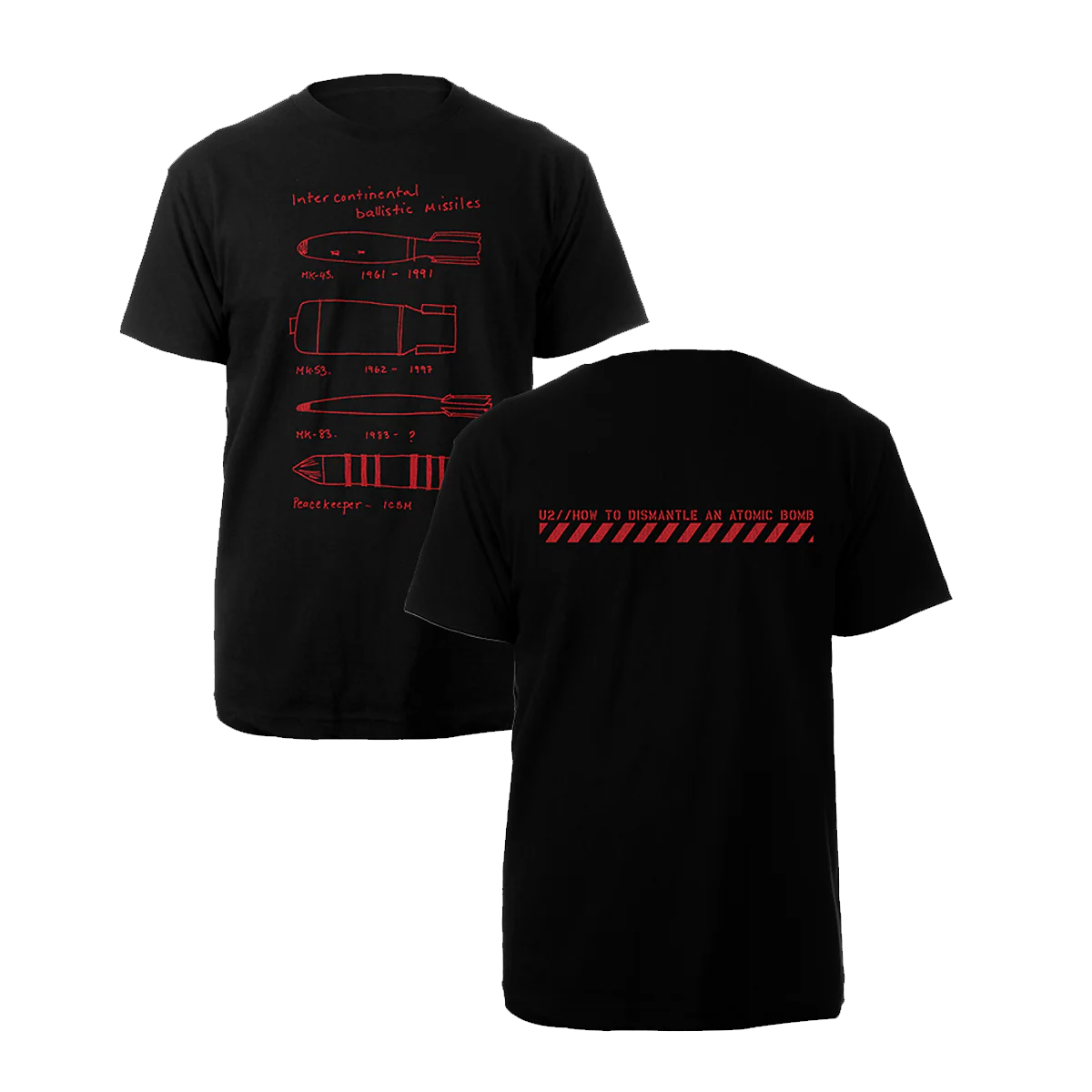 Intercontinental Ballistic Missiles Black Tee