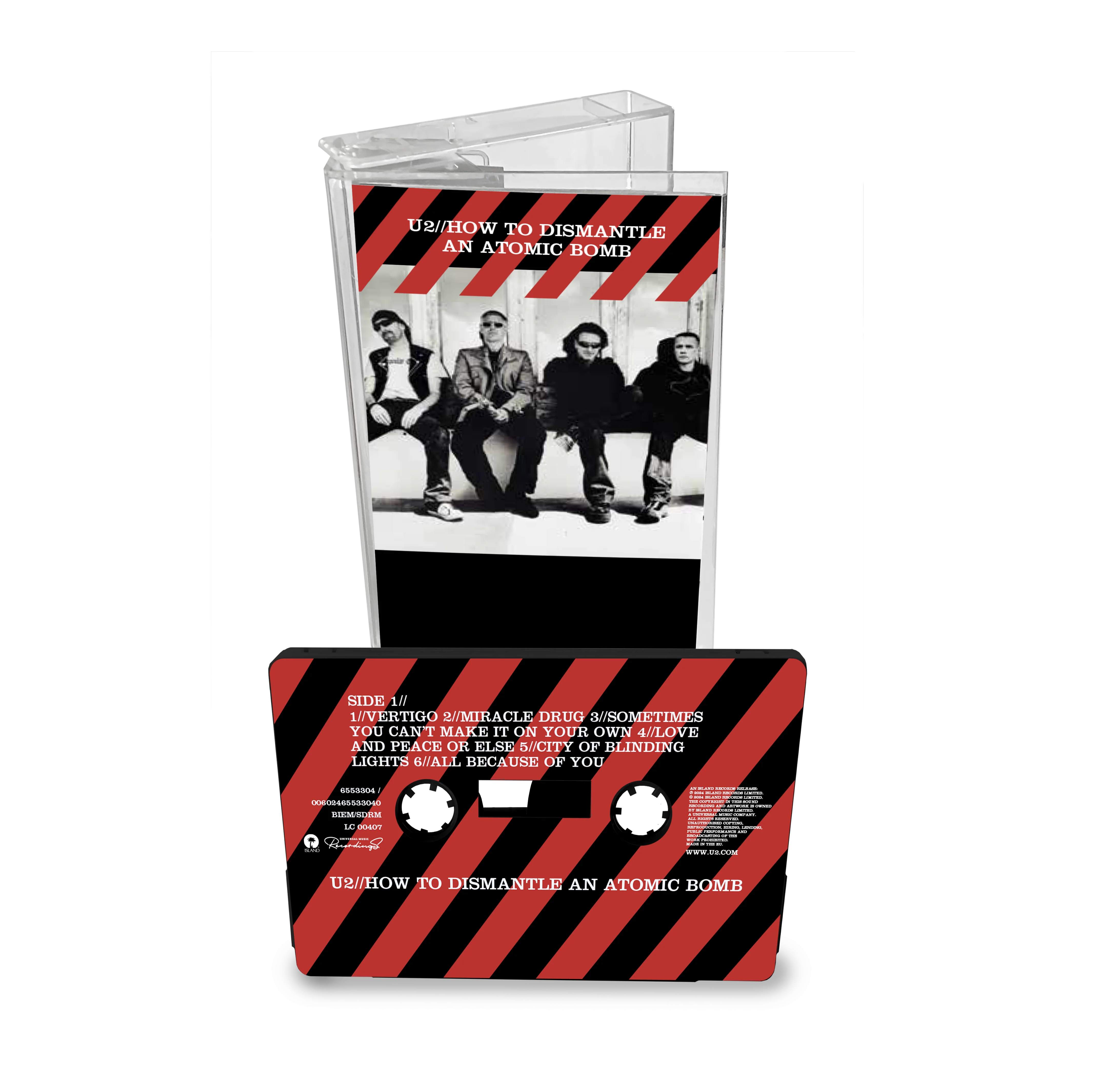 How To Dismantle An Atomic Bomb (20th Anniversary) Exclusive Red & Black Cassette (Limited Edition)