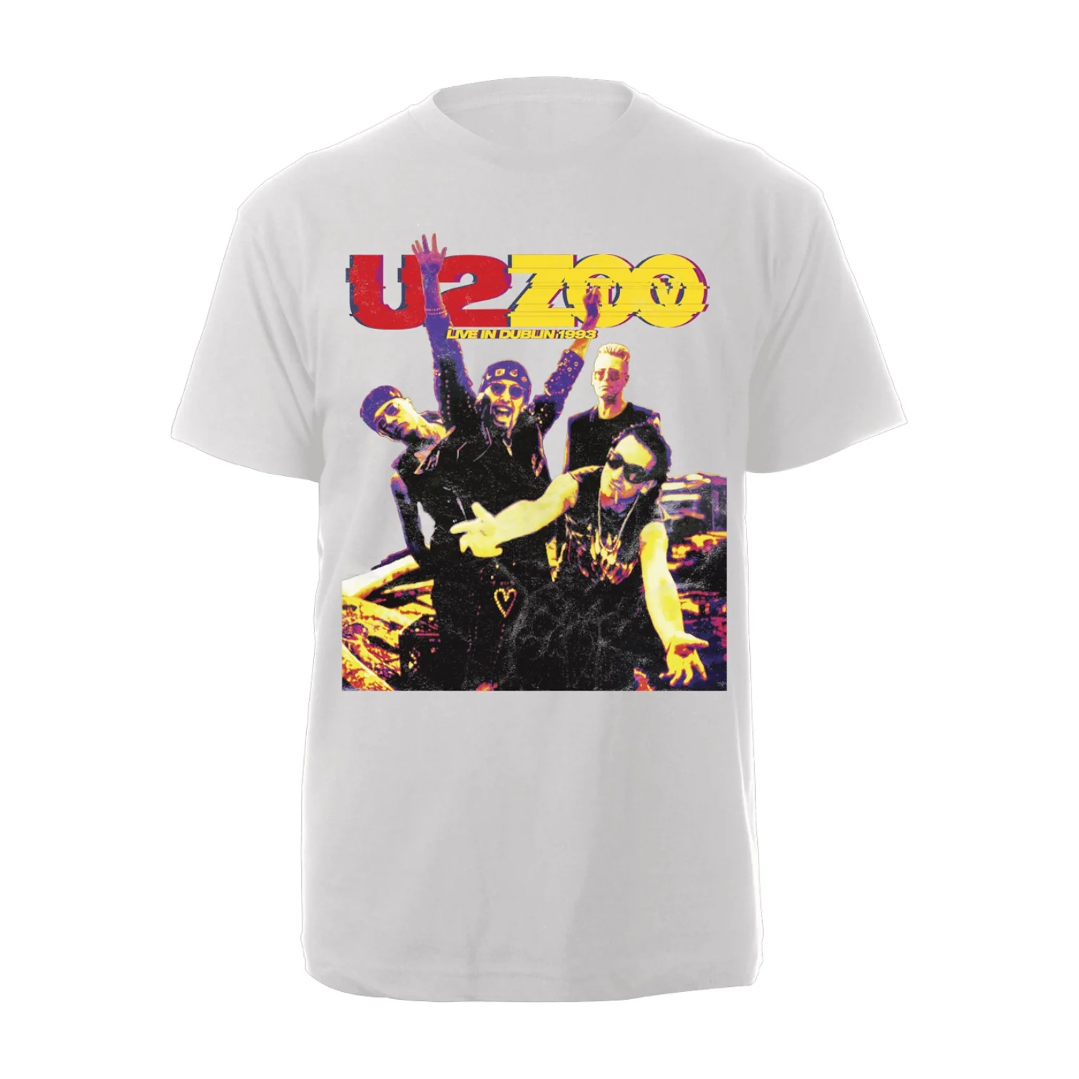 Zooropa Band Cutout Tee - White
